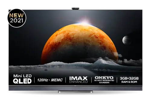 TCL 55C825G 55 ″ 140 Ekran Uydu Alıcılı 4K Ultra HD QLED MiniLED Google TV