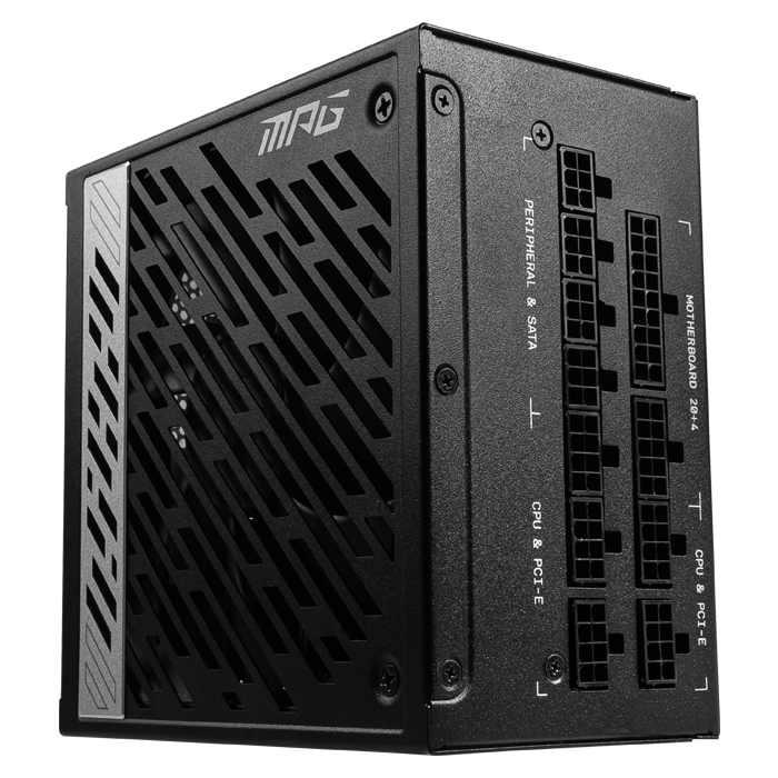 MSI MPG A1000G 1000W 80 Plus Gold 135mm Fan Full Modüler Power Supply