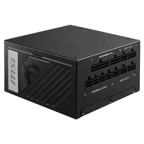 MSI MPG A1000G 1000W 80 Plus Gold 135mm Fan Full Modüler Power Supply