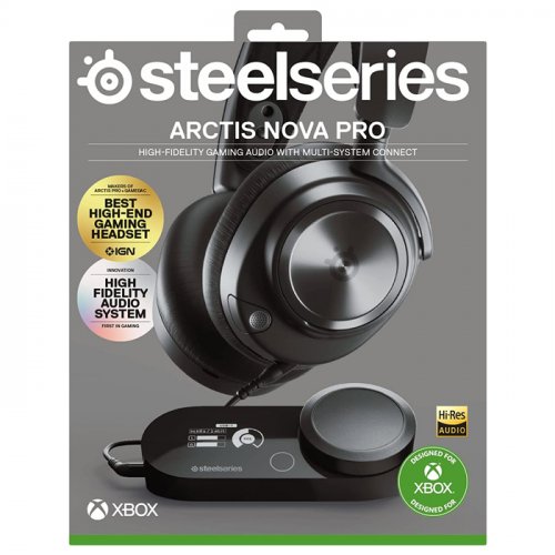 SteelSeries Arctis Nova Pro X SSH61528 7.1 Surround PC/Xbox Mikrofonlu Siyah Kablolu Gaming (Oyuncu) Kulaklık