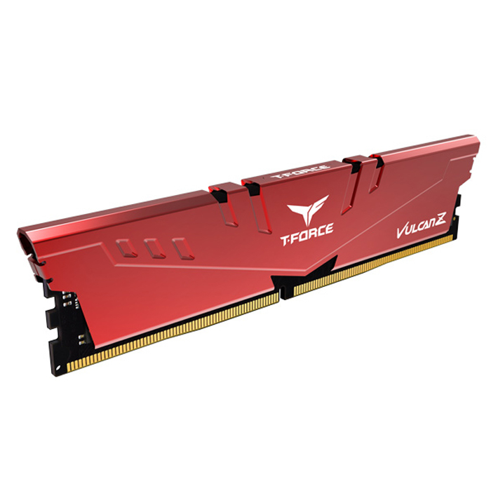 Team T-Force Vulcan Z 8GB (1x8GB) DDR4 3200MHz CL16 Kırmızı Gaming Ram (TLZRD48G3200HC16F01)