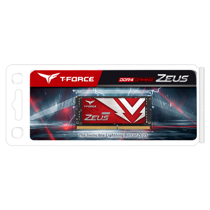 Team T-Force Zeus SO-DIMM 16GB (1x16GB) DDR4 3200MHz CL16 Notebook Ram (TTZD416G3200HC16F-S01)