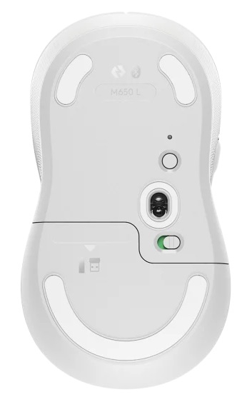 Logitech M650 Signature 910-006236 Beyaz Büyük Boy Sağ El Kablosuz Mouse