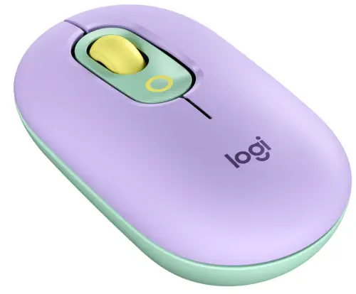 Logitech POP Mouse Daydream Emoji Tuşlu Sessiz Kablosuz  Mint&Lila Mouse -910-006547