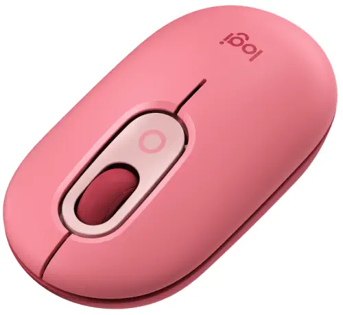 Logitech POP Mouse Heartbreaker Emoji Tuşlu Sessiz Kablosuz Pembe Mouse - 910-006548