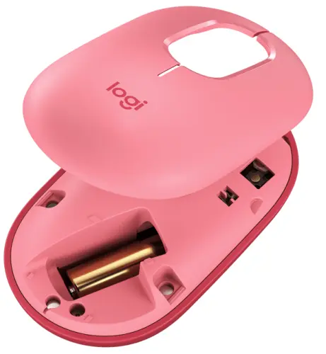 Logitech POP Mouse Heartbreaker Emoji Tuşlu Sessiz Kablosuz Pembe Mouse - 910-006548