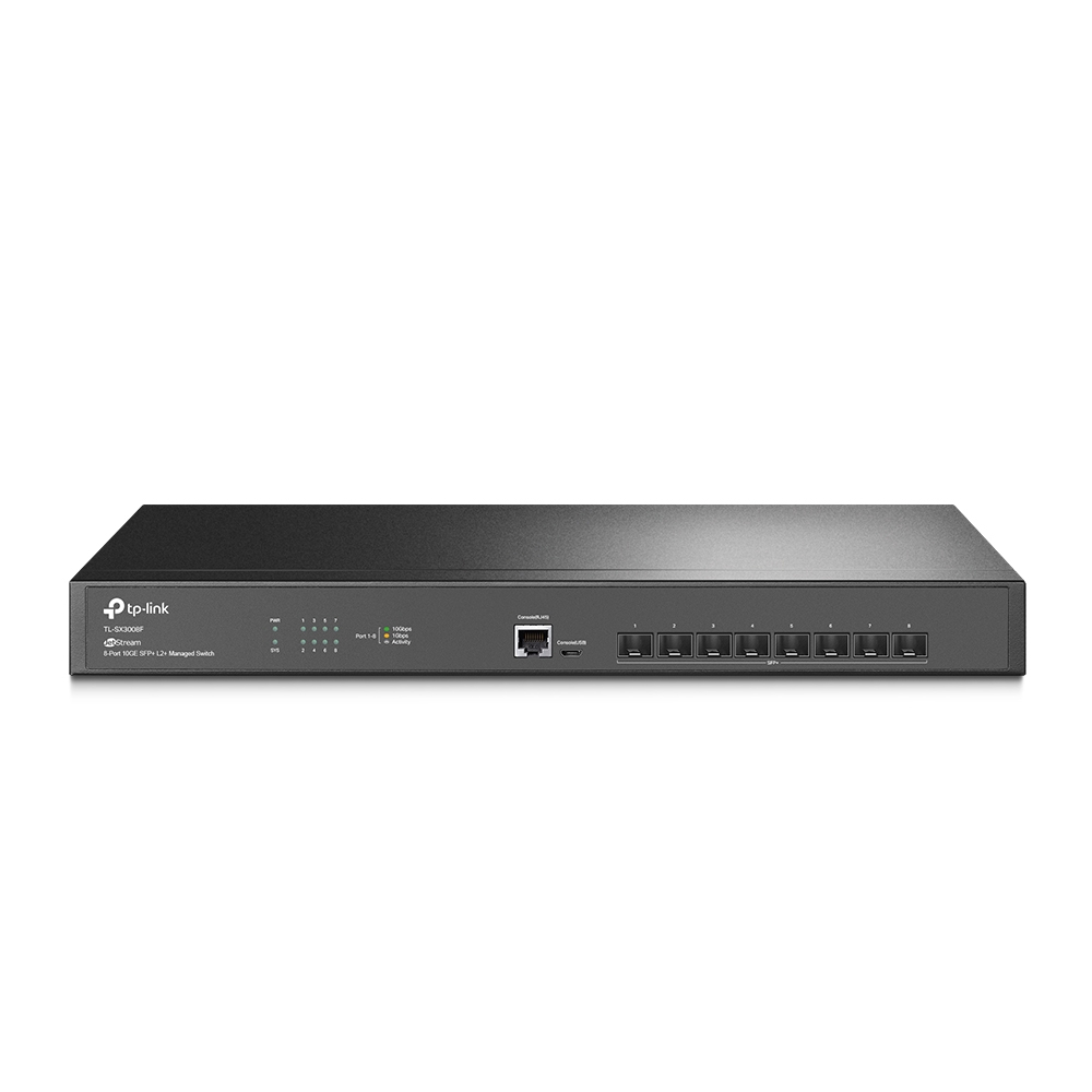 TP-Link TL-SX3008F 8 Port Yönetilebilir Switch