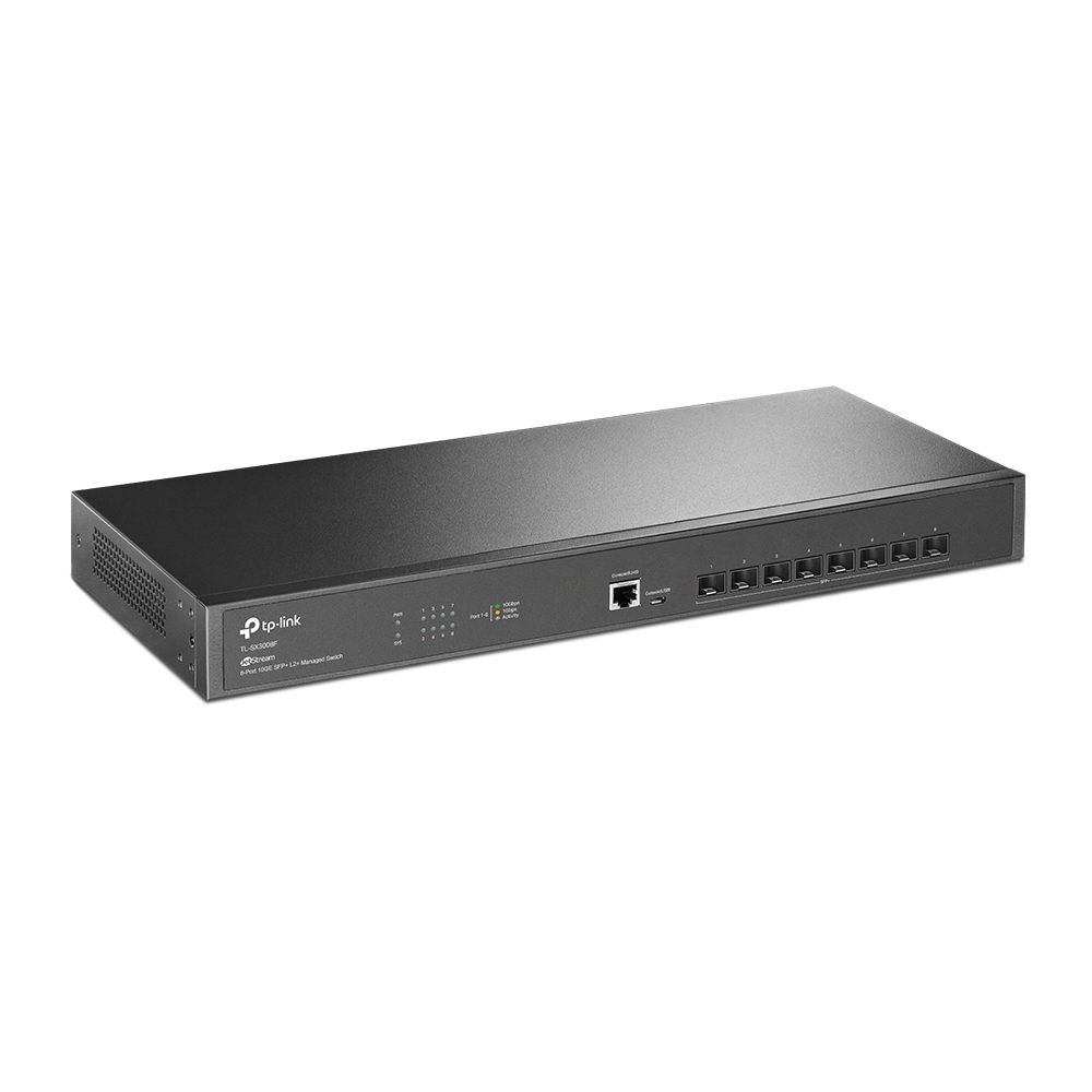 TP-Link TL-SX3008F 8 Port Yönetilebilir Switch