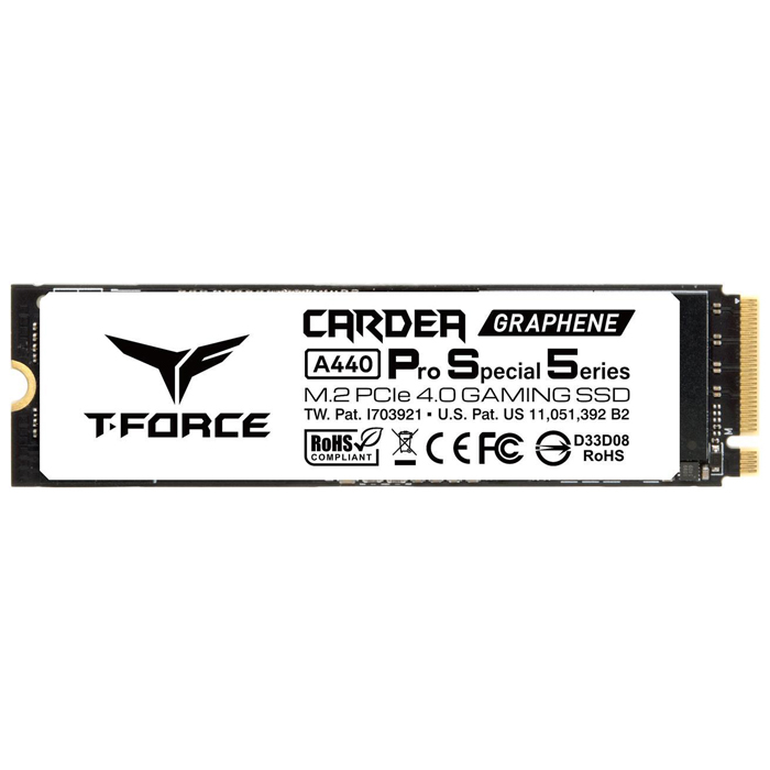 Team T-Force CARDEA A440 Pro Special Series 2TB 7400/7000MB/s PCIe NVMe M.2 SSD Disk (TM8FPR002T0C129)