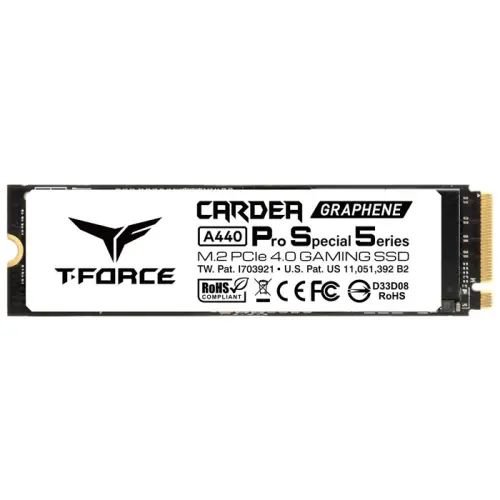 Team T-Force CARDEA A440 Pro Special Series 2TB 7400/7000MB/s PCIe NVMe M.2 SSD Disk (TM8FPR002T0C129)