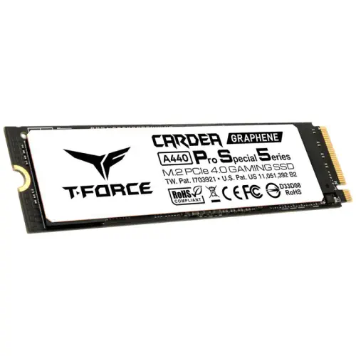 Team T-Force CARDEA A440 Pro Special Series 2TB 7400/7000MB/s PCIe NVMe M.2 SSD Disk (TM8FPR002T0C129)