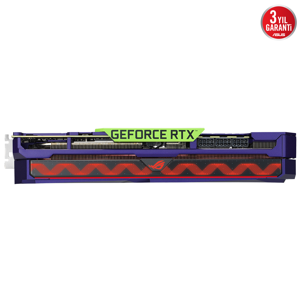 Asus ROG Strix GeForce RTX 3080 OC EVA Edition ROG-STRIX-RTX3080-O12G-EVA 12GB GDDR6X 384Bit DX12 Gaming (Oyuncu) Ekran Kartı