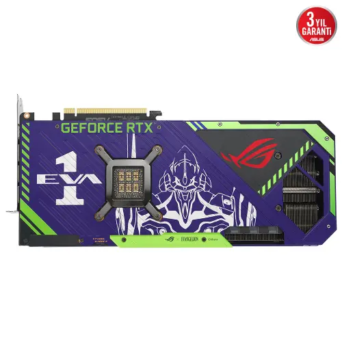 Asus ROG Strix GeForce RTX 3080 OC EVA Edition ROG-STRIX-RTX3080-O12G-EVA 12GB GDDR6X 384Bit DX12 Gaming (Oyuncu) Ekran Kartı