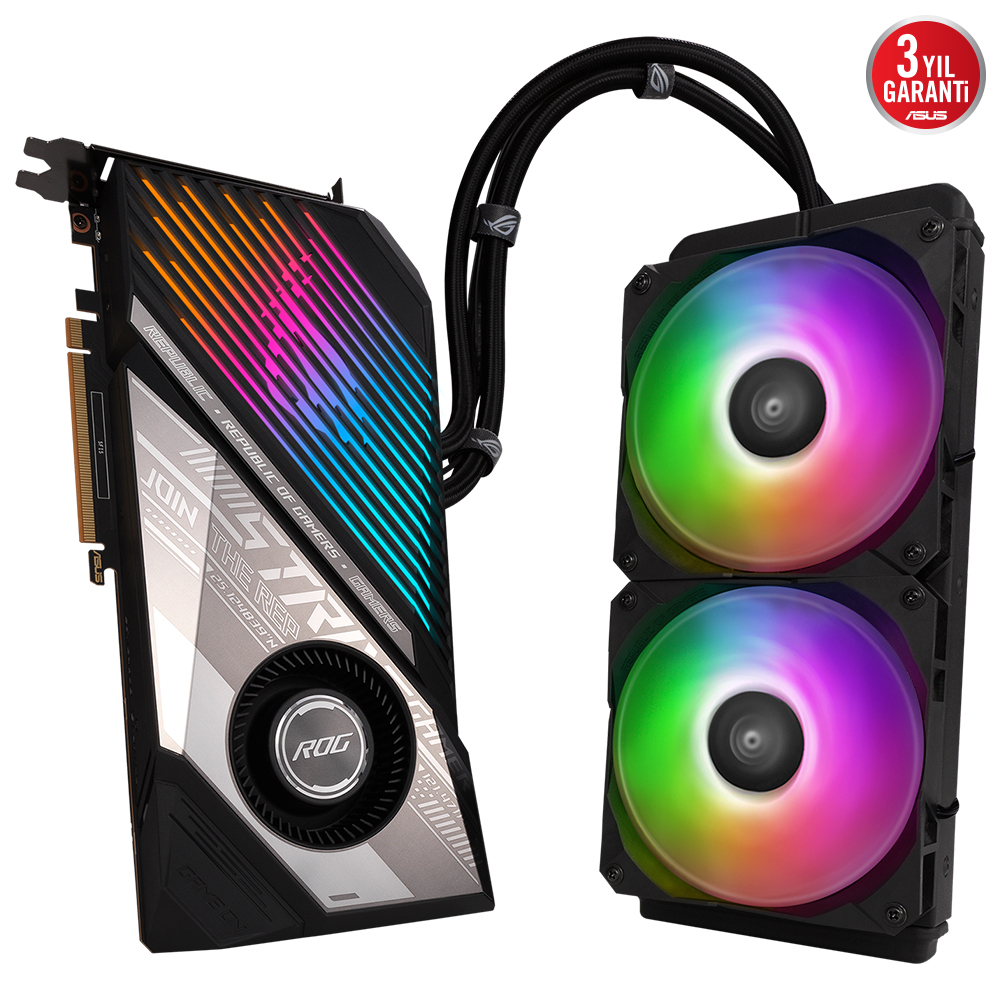 Asus ROG Strix LC Radeon RX 6950 XT OC ROG-STRIX-LC-RX6950XT-O16G-GAMING 16GB GDDR6 256Bit DX12 Gaming (Oyuncu) Ekran Kartı