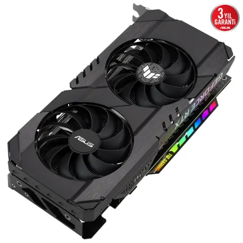 Asus TUF Gaming GeForce RTX 3050 OC TUF-RTX3050-O8G-GAMING 8GB GDDR6 128Bit DX12 Gaming (Oyuncu) Ekran Kartı