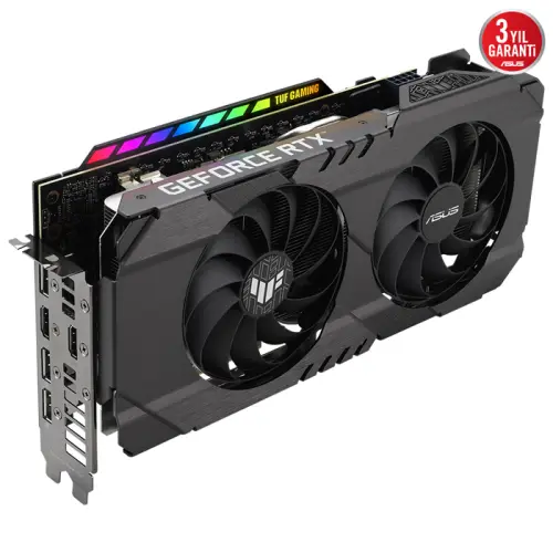 Asus TUF Gaming GeForce RTX 3050 OC TUF-RTX3050-O8G-GAMING 8GB GDDR6 128Bit DX12 Gaming (Oyuncu) Ekran Kartı