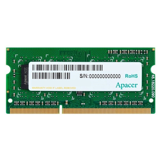 Apacer DS.08G2J.K9M 8GB (1x8GB) DDR3 1333MHz CL9 Notebook RAM (Bellek)