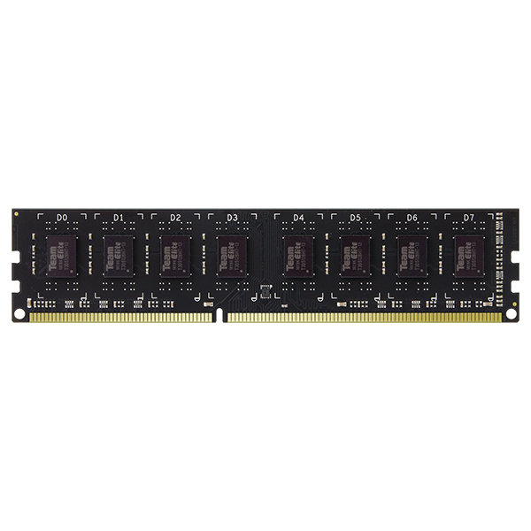 Team Elite 8GB (1x8GB) DDR3 1600MHz CL11 Siyah Ram (TED38G1600C1101)