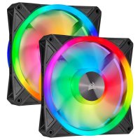Corsair iCUE QL140 RGB CO-9050100-WW 140mm PWM Siyah 2’li Kasa Fanı
