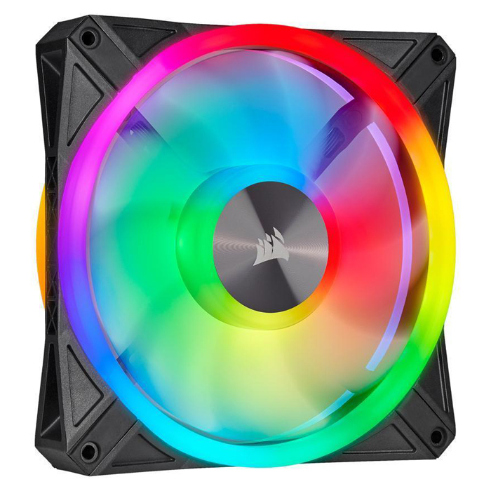 Corsair iCUE QL140 RGB CO-9050100-WW 140mm PWM Siyah 2’li Kasa Fanı