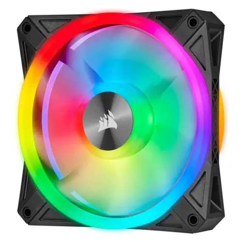 Corsair iCUE QL140 RGB CO-9050100-WW 140mm PWM Siyah 2’li Kasa Fanı