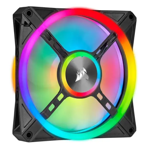 Corsair iCUE QL140 RGB CO-9050100-WW 140mm PWM Siyah 2’li Kasa Fanı