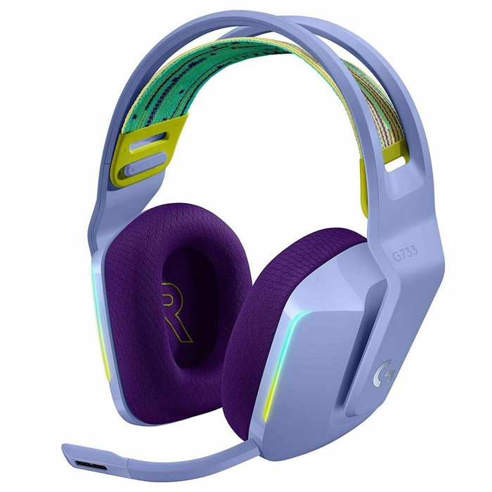 Logitech G733 Lilac 981-000890 7.1 Surround RGB Mikrofonlu LightSpeed Kablosuz Gaming (Oyuncu) Kulaklık
