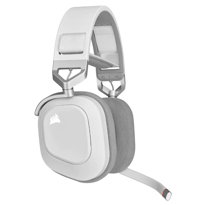Corsair HS80 RGB Wireless White CA-9011236-EU Mikrofonlu 7.1 Surround Kablosuz Gaming (Oyuncu) Kulaklık