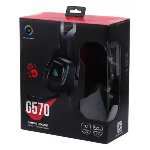 Bloody G570 7.1 Surround RGB Mikrofonlu Kablolu Gaming (Oyuncu) Kulaklık