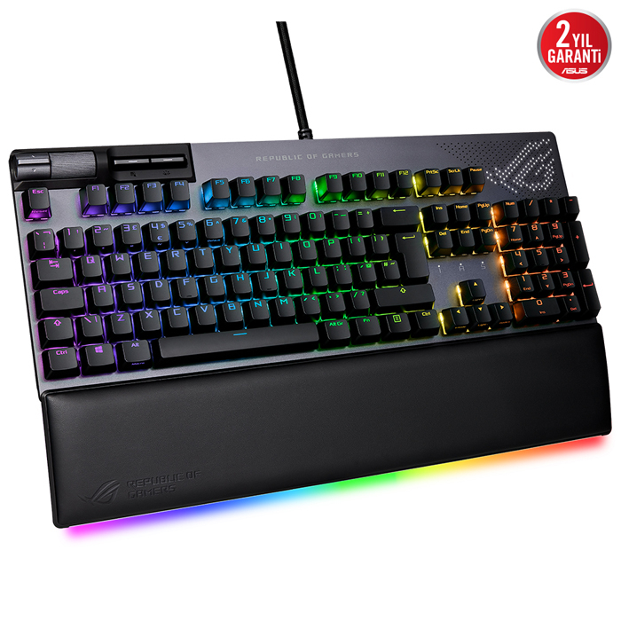 ASUS ROG Strix Flare II Animate ROG NX Red Switch RGB Mekanik Kablolu Gaming (Oyuncu) Klavye