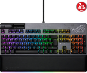 ASUS ROG Strix Flare II Animate ROG NX Red Switch RGB Mekanik Kablolu Gaming (Oyuncu) Klavye