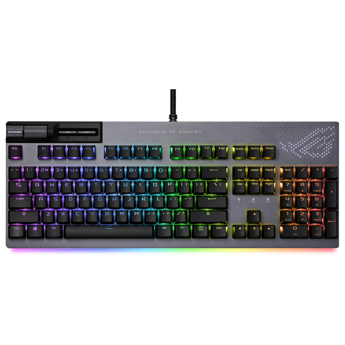 ASUS ROG Strix Flare II Animate ROG NX Red Switch RGB Mekanik Kablolu Gaming (Oyuncu) Klavye