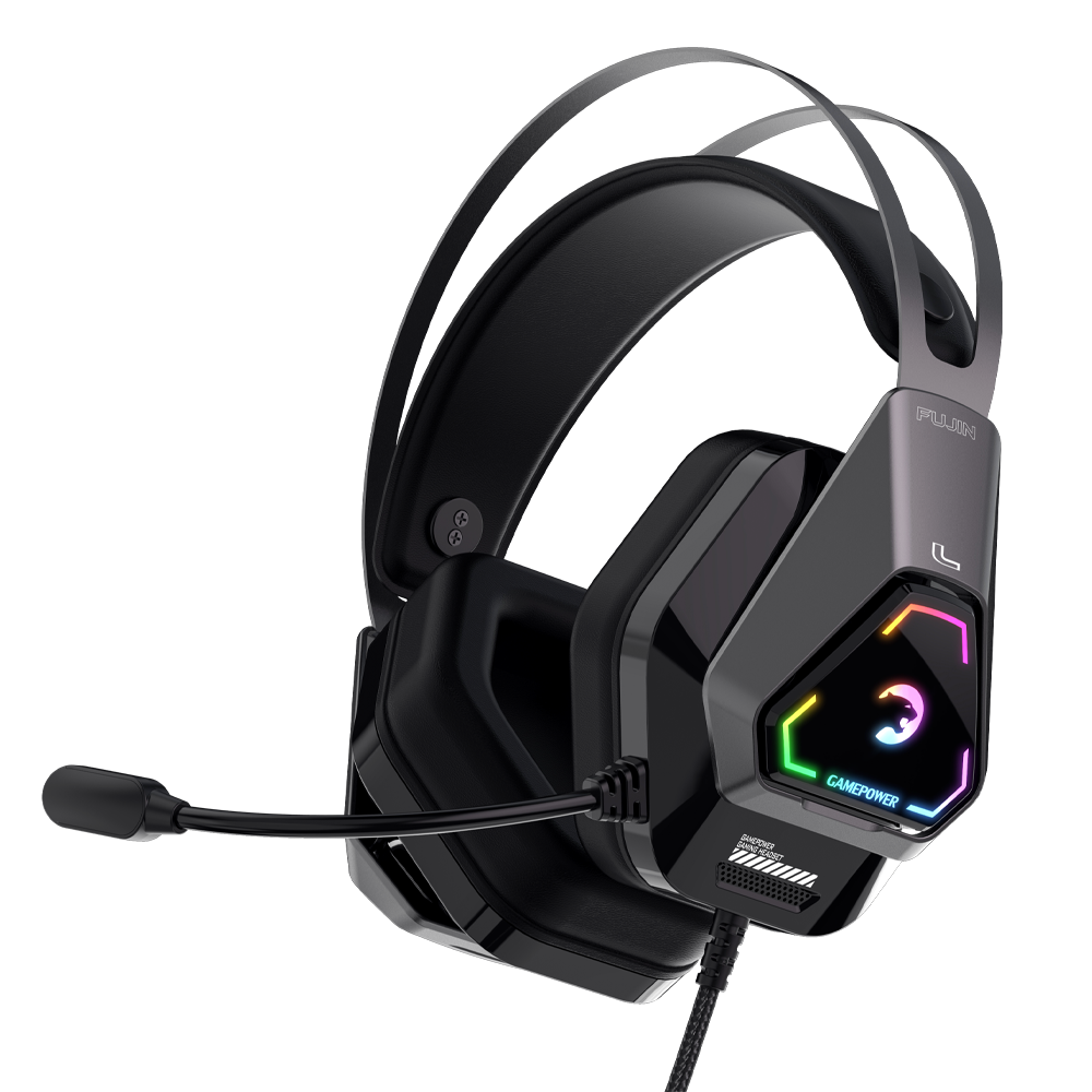 Gamepower Fujin Siyah 7.1 Surround RGB Gaming Kulaklık