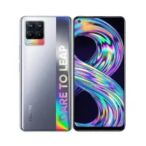 Realme 8 128GB 6GB RAM Gümüş Cep Telefonu – Realme Türkiye Garantili