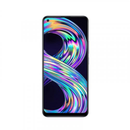 Realme 8 128GB 6GB RAM Gümüş Cep Telefonu – Realme Türkiye Garantili