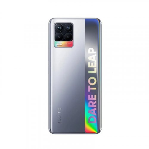 Realme 8 128GB 6GB RAM Gümüş Cep Telefonu – Realme Türkiye Garantili