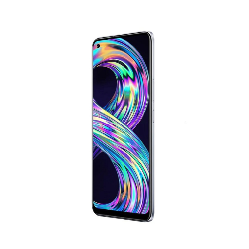 Realme 8 128GB 6GB RAM Gümüş Cep Telefonu – Realme Türkiye Garantili