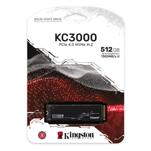 Kingston KC3000 SKC3000S/512G 512GB 7000/3900MB/s PCIe NVMe M.2 SSD Disk