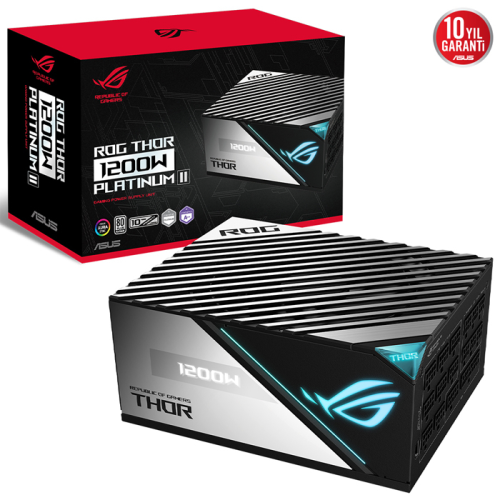 ASUS ROG-THOR-1200P2-GAMING 1200W 80 Plus Platinum 135mm Full Modüler Gaming (Oyuncu) Power Supply