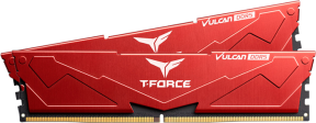 Team T-Force Vulcan 32GB (2x16GB) DDR5 5600MHz CL36 Kırmızı Gaming Ram (FLRD532G5600HC36BDC01)