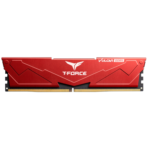 Team T-Force Vulcan 32GB (2x16GB) DDR5 5600MHz CL36 Kırmızı Gaming Ram (FLRD532G5600HC36BDC01)