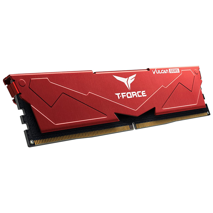 Team T-Force Vulcan 32GB (2x16GB) DDR5 5600MHz CL36 Kırmızı Gaming Ram (FLRD532G5600HC36BDC01)