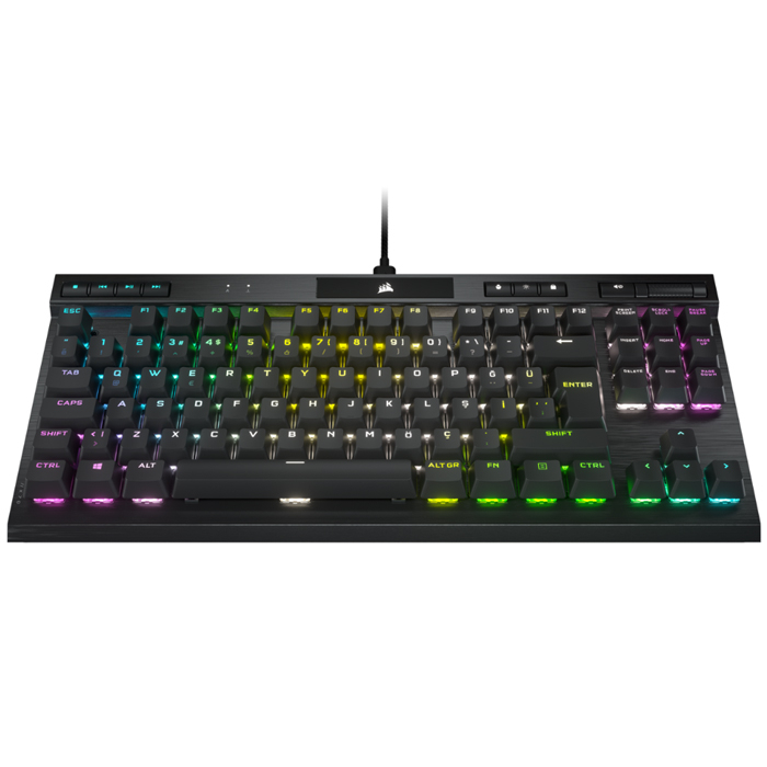 Corsair K70 RGB TKL Champion Series CH-911901A-TR TR Q Corsair OPX Optik Mekanik Kablolu Gaming (Oyuncu) Klavye