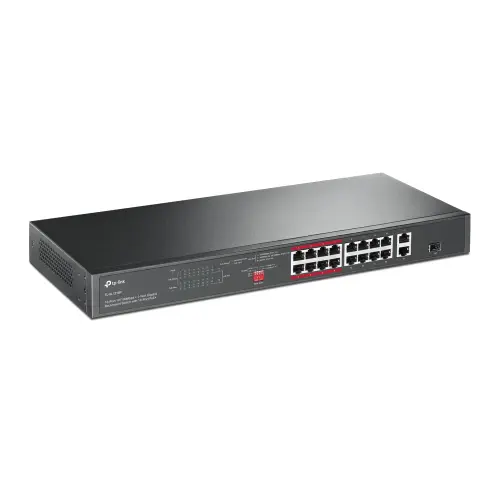 TP-Link  TL-SL1218P 16 Port Yönetilemez Switch