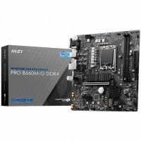 MSI Pro B660M-G DDR4 Intel B660 Soket 1700 DDR4 4600(OC)MHz mATX Gaming (Oyuncu) Anakart
