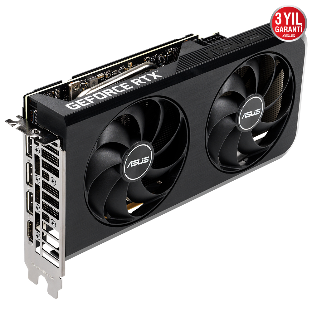 ASUS Dual GeForce RTX 3070 SI DUAL-RTX3070-8G-SI 8GB GDDR6 256Bit DX12 Gaming (Oyuncu) Ekran Kartı