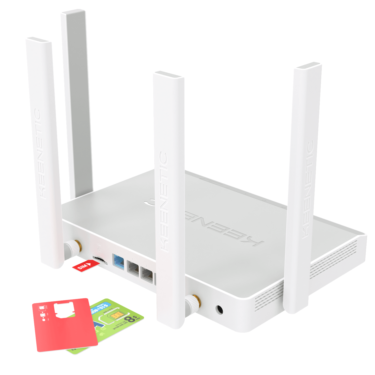 Keenetic Hero KN-2310 AC1300 5 Port Dual Band Mesh Wi-Fi 4G Modem Router