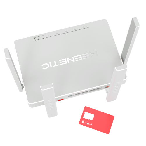 Keenetic Hero KN-2310 AC1300 5 Port Dual Band Mesh Wi-Fi 4G Modem Router