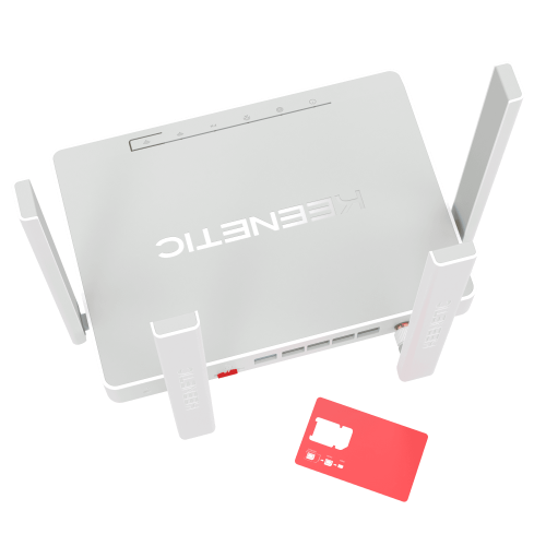 Keenetic Hero KN-2310 AC1300 5 Port Dual Band Mesh Wi-Fi 4G Modem Router
