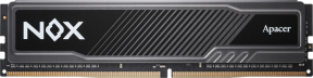 Apacer Nox 8GB (1x8GB) DDR4 3600MHz CL18 Gaming Ram (AH4U08G36C25YMBAA-1)